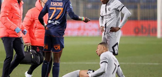 باريس سان جيرمان يعلن غياب مبابي لمدة ثلاثة أسابيع للإصابة