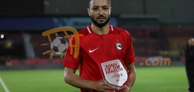 للمرة الثانية في الموسم.. باسم علي رجل مباراة فيوتشر والبنك الأهلي