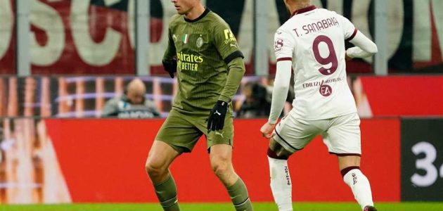 انتهت الدوري الإيطالي – ميلان (1) (0) تورينو.. فوز الروسونيري