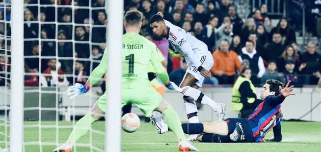 راشفورد: التعادل أمام برشلونة مثل الخسارة